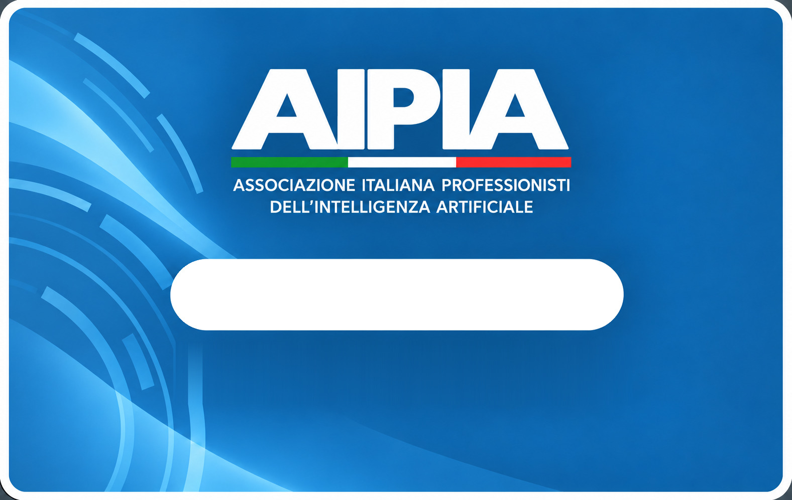 La card AIPIA in formato carta di credito
