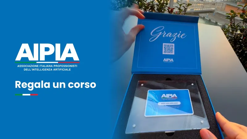 Il cofanetto aperto: il «Grazie» col QR nel coperchio e la card nel frame in plexiglass